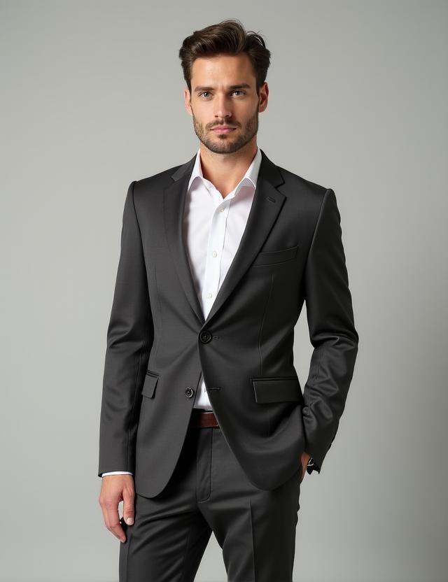 Traje Sastre Corte Slim en color gris marengo